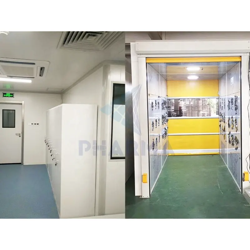 Cabina limpia estándar de la clase 10000 del filtro de aire de los altos niveles del sitio limpio del Gmp 6