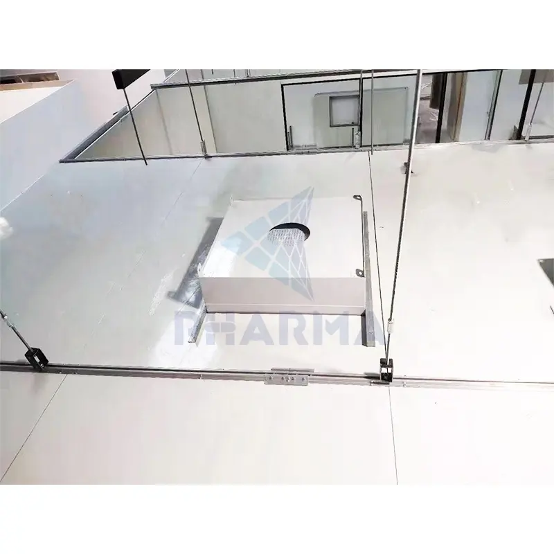 Customized class 100-100000 modular clean room with air shower 6