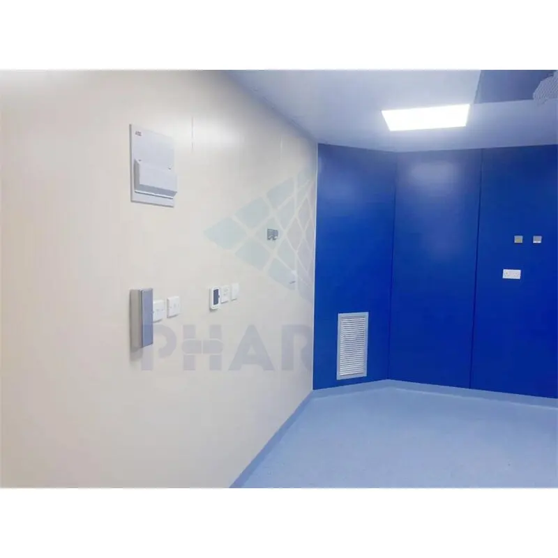 GMP standard modular clean room with centralized air conditioning system 3