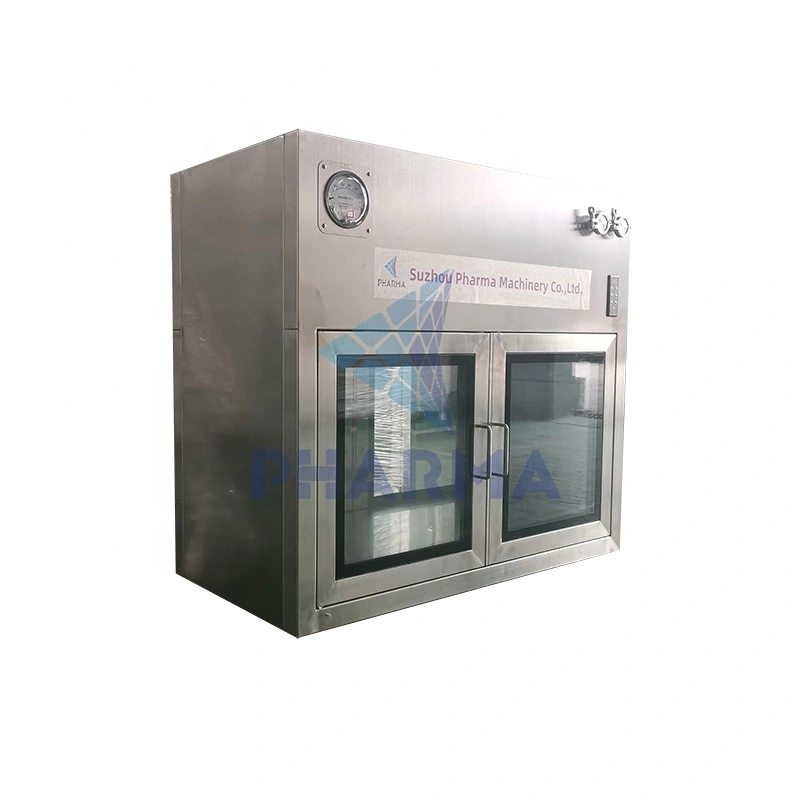 Static and Dynamic Stainless Steel Cleanroom Pass Box 1