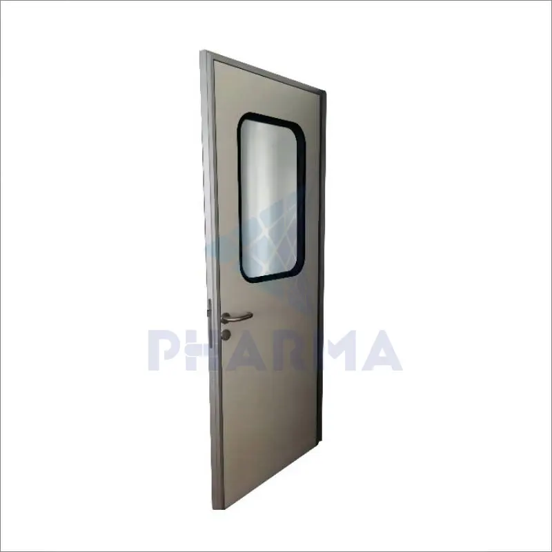 Porte battante pharmaceutique de pièce propre de porte de haute performance du Sus 304 de conception portative modulaire de pièce propre 4