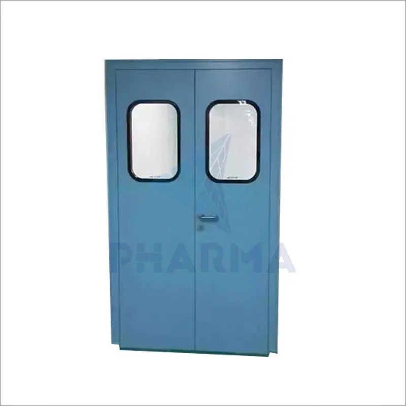 Porta de balanço farmacêutica da sala desinfetada da escola do hospital do elevado desempenho do ar padrão do PBF dos projetos modernos 4