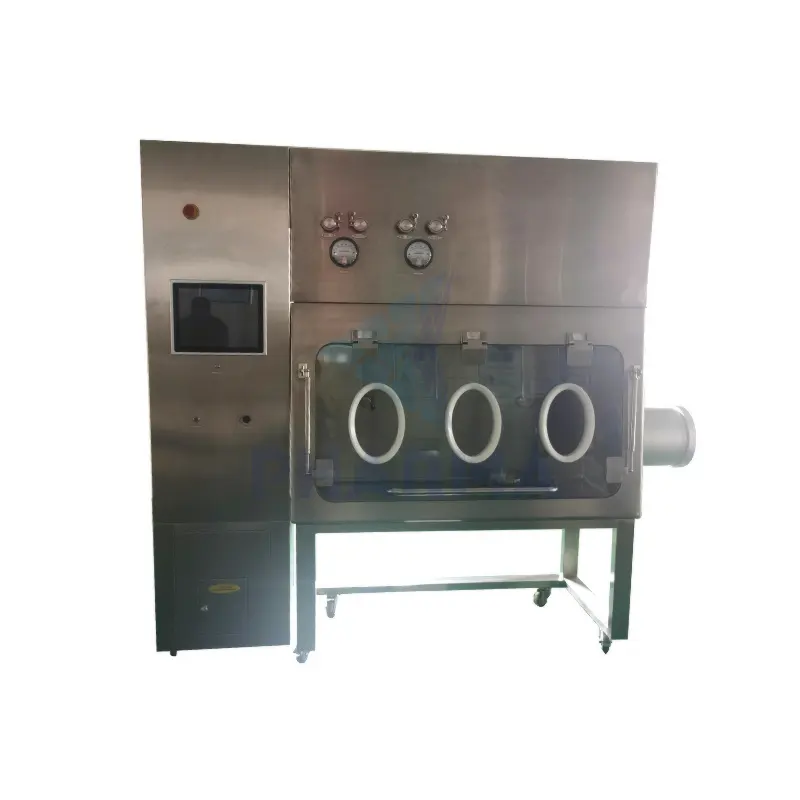 Aislador de prueba de esterilidad de estructura Aislador de prueba esterilizado/aséptico/sistema de aislamiento con caja de paso VHP 6