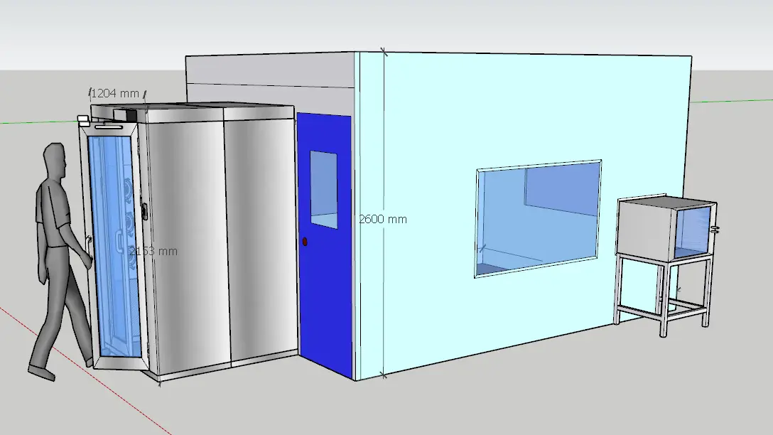 Salle de traitement sans salle blanche de poussière3 4
