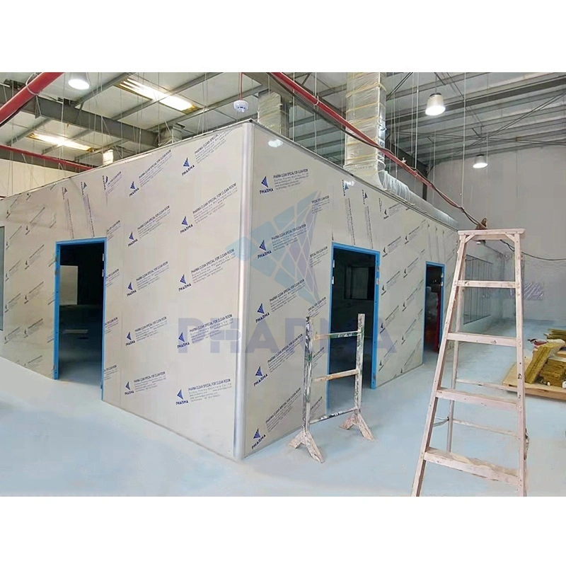 Sala limpia farmacéutica Iso 6 para la producción de productos alimenticios1 1