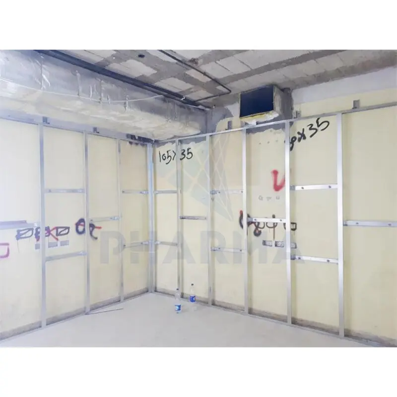 Sala limpia libre de polvo modular del teléfono móvil del sitio limpio estándar Iso7 de la ISO 14644-11 6