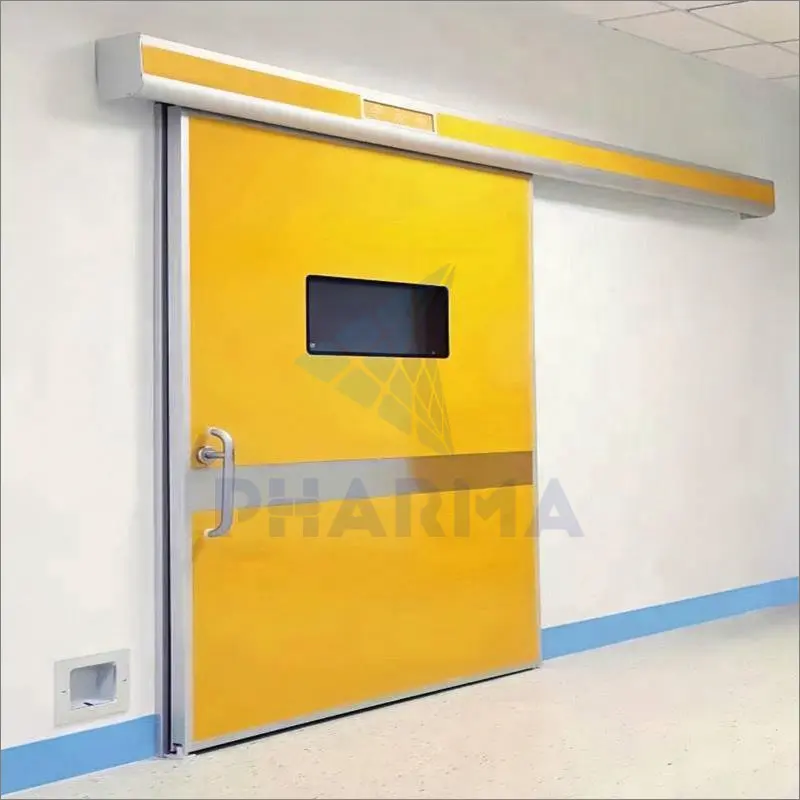 Porte battante pharmaceutique de pièce propre de porte de pièce propre de cadre en aluminium d'hôpital 1
