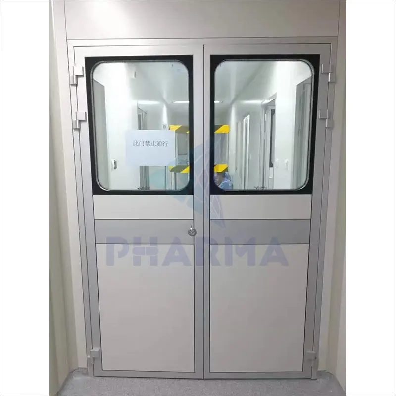 Comparable Price High Quality Stoving Varnish Steel Clean Door Medical Clean Room Swing Door 4