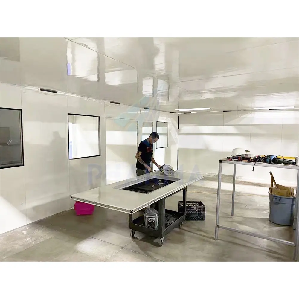 Cabine propre modulaire portative pharmaceutique de salle blanche de classe 1000 (Iso6) de purification 1