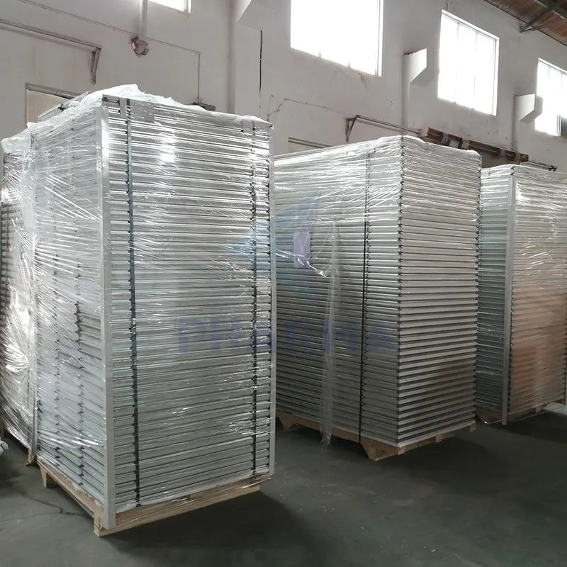 El panel sándwich para sala limpia, paneles de pared para sala blanca, paneles sándwich para sala limpia Buena resistencia de alta calidad ISO GMP9001 6