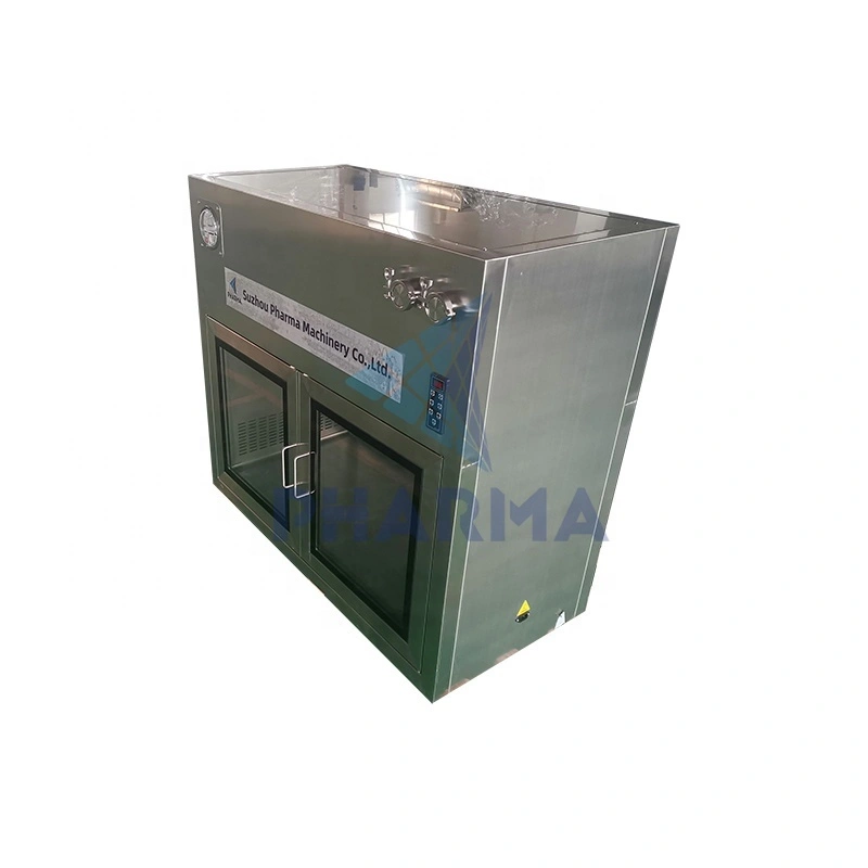 Mechanical Interlocking Class 100 Clean Room Pass Box1 1