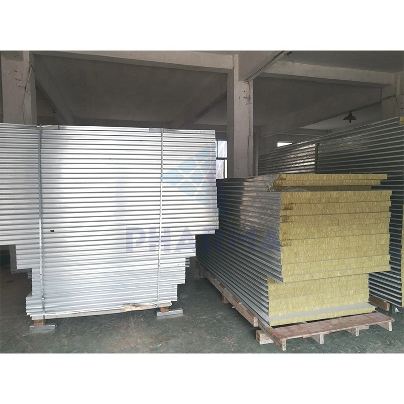 Cosmetic Clean Room PU Sandwich Handmade Panel Machine made fire resistant panel Electric Clean Room Sandwich Panel 1