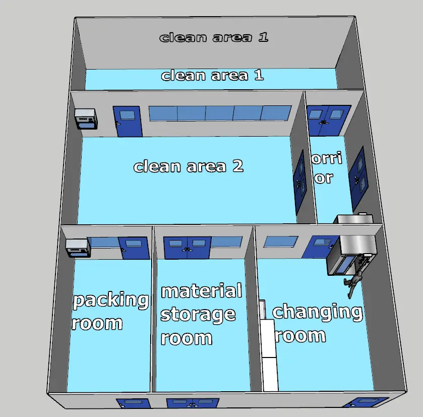 Clean Room Of Hvac Power Production Food Processing Plant 6