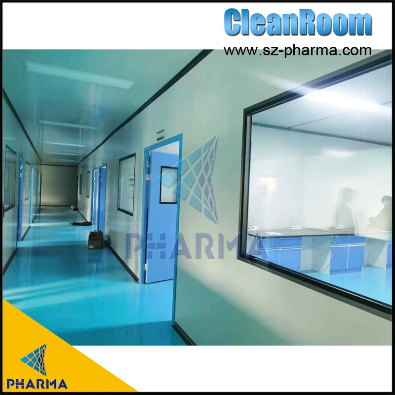 Capuz de fluxo laminar classe 100 para sala limpa 1