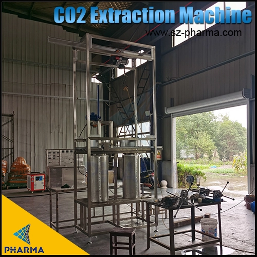 Machine d'extraction de co2 supercritique d'huile de chanvre cbd d'extracteur en boucle fermée 1