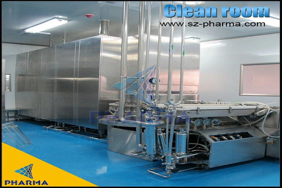 Sala limpa de sistemas de filtragem de sala limpa para salas limpas ISO 8 1