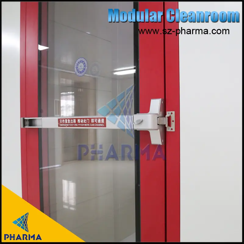 Painel de sala limpa com filtro hepa de limpeza de ar ISO 8 classe limpa de ar Sala limpa modular para sala de embalagem de café 5