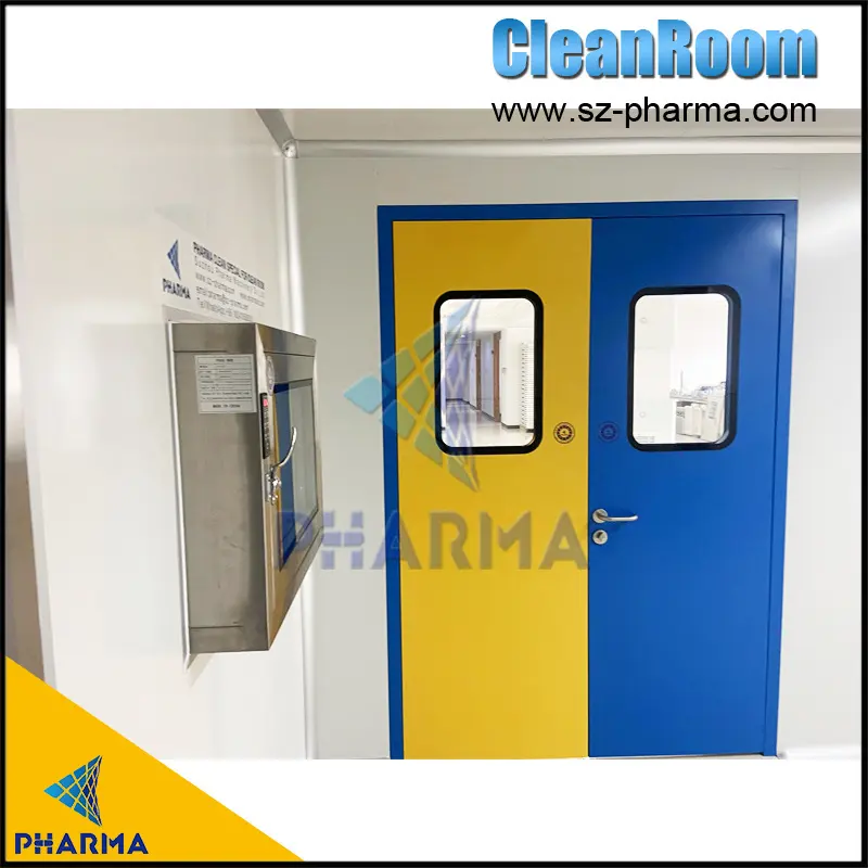 Hospital Gmp Standard Modular Lab Hygiene Doors Medical Clean Room Swing Door1 1