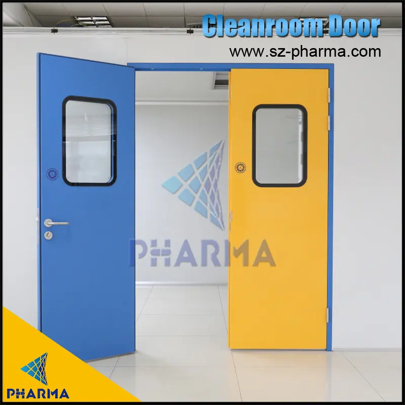 Porta única, porta dupla, porta para sala limpa 5