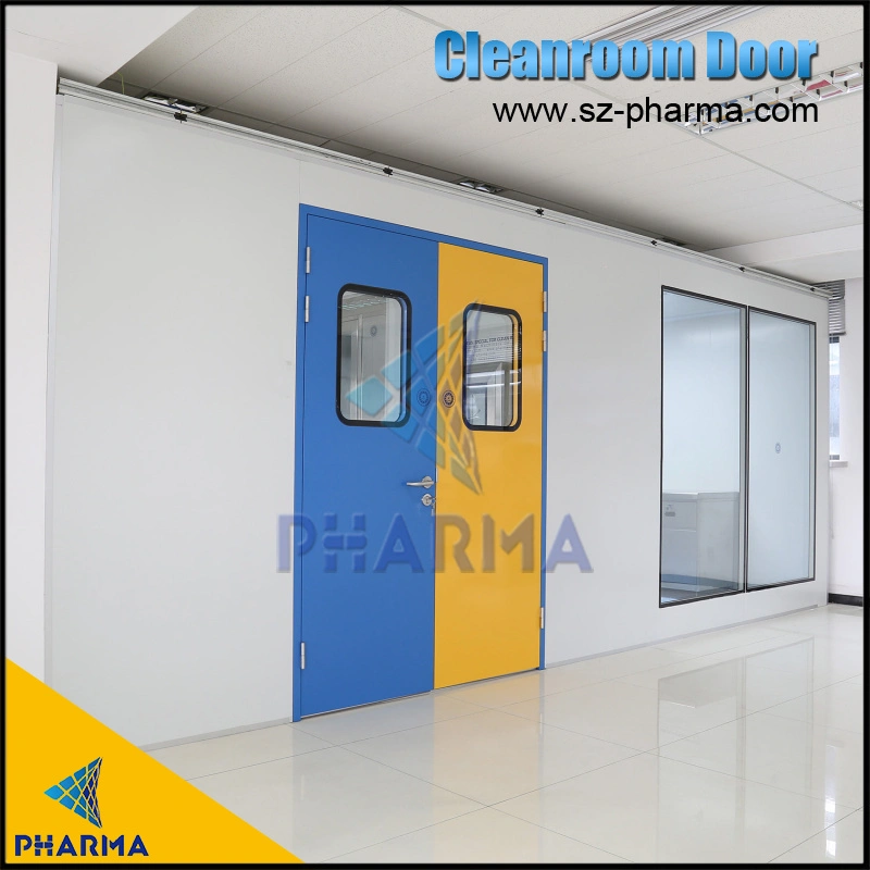 Porte automatique de porte battante à porte unique pour salle blanche pharmaceutique 1