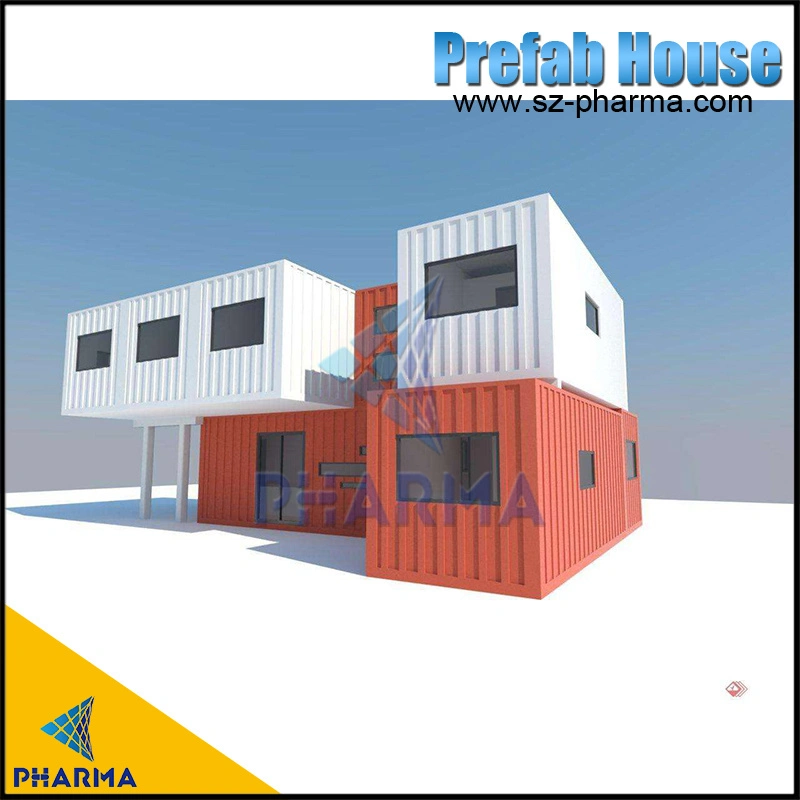 Casa prefabricada de casa contenedor de 20 pies 1
