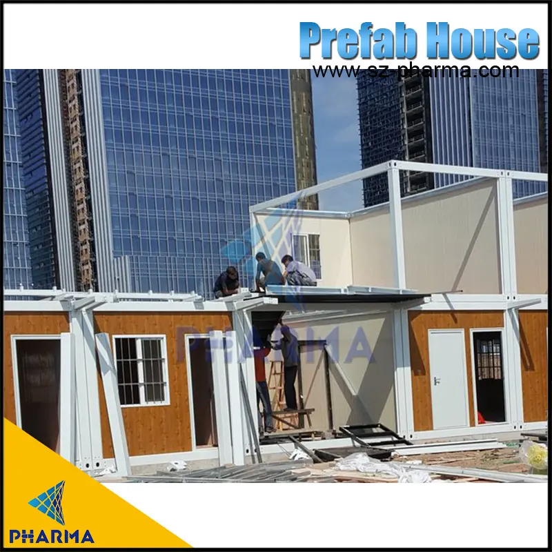 Prefab 20ft/40ft flat pack container house 1