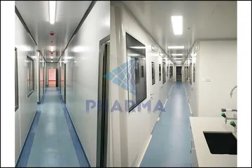 Salle blanche ISO7 du laboratoire chilien