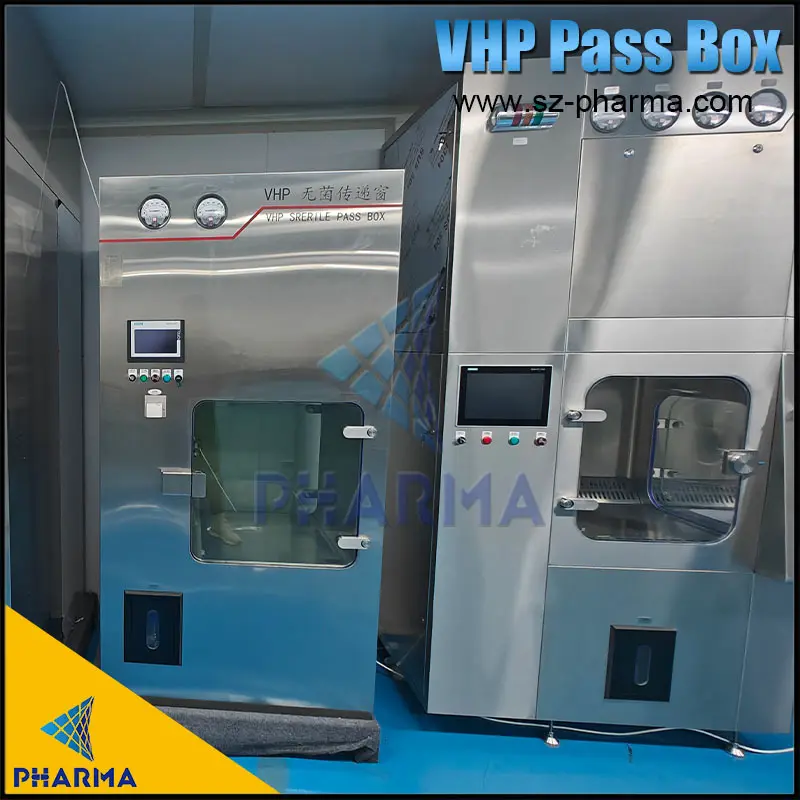 صندوق تمرير بيروكسيد الهيدروجين البخاري للغرفة النظيفة، صندوق مرور VHP Passbox الإلكتروني 5