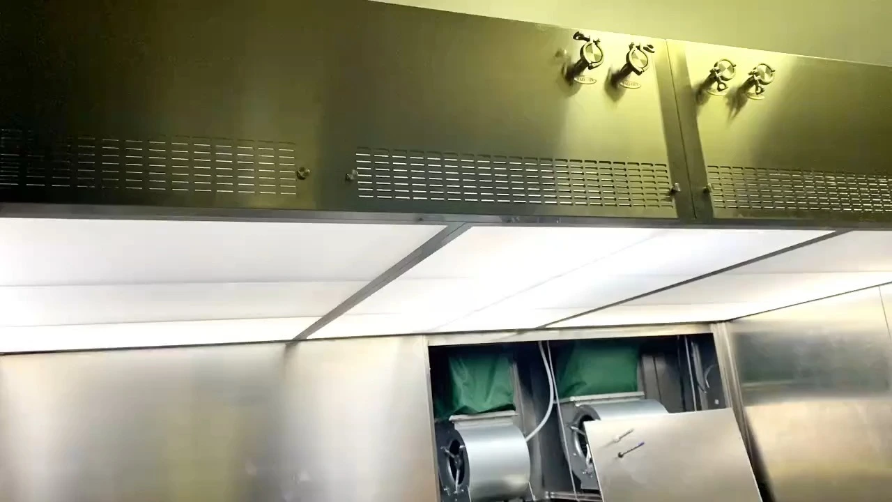 stainless steel 304 iso 8 cleanroom air clean equipment hepa flow hood 1