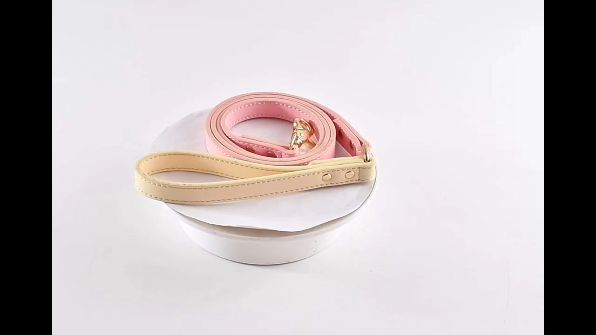 Custom dog leash real leather cowhide dog leash 1