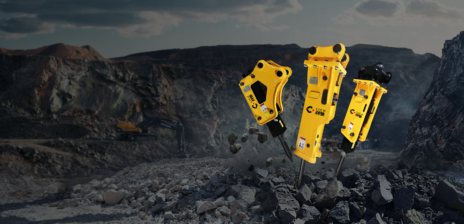
OEM 20 ans 
d'expérience dans la production de marteaux-pelles pour excavatrices