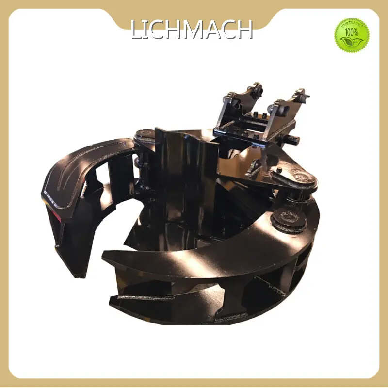 Custom Mini Excavator Grapple Saw 1