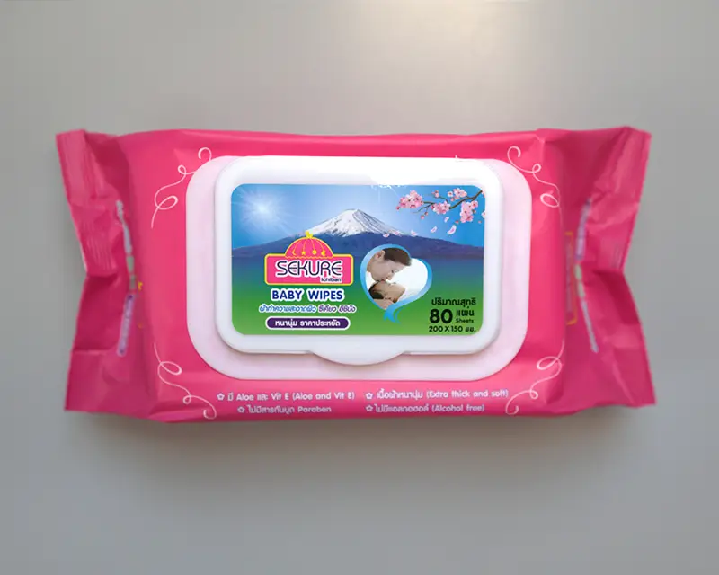 Ruolin Baby Wipes with lid combo offer pack 1