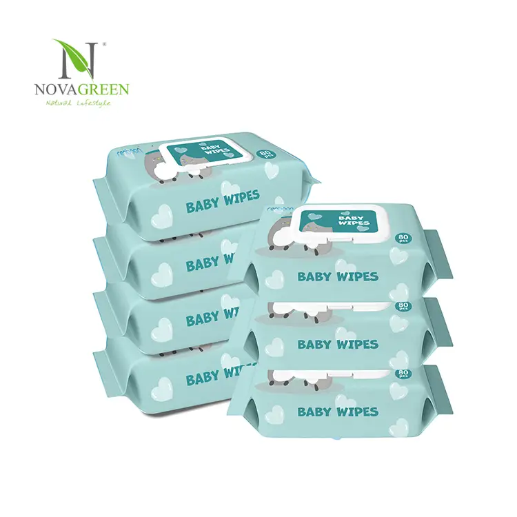 80pcs Baby Daily Care Wipes - Cleanse Gently and Efficiently 1