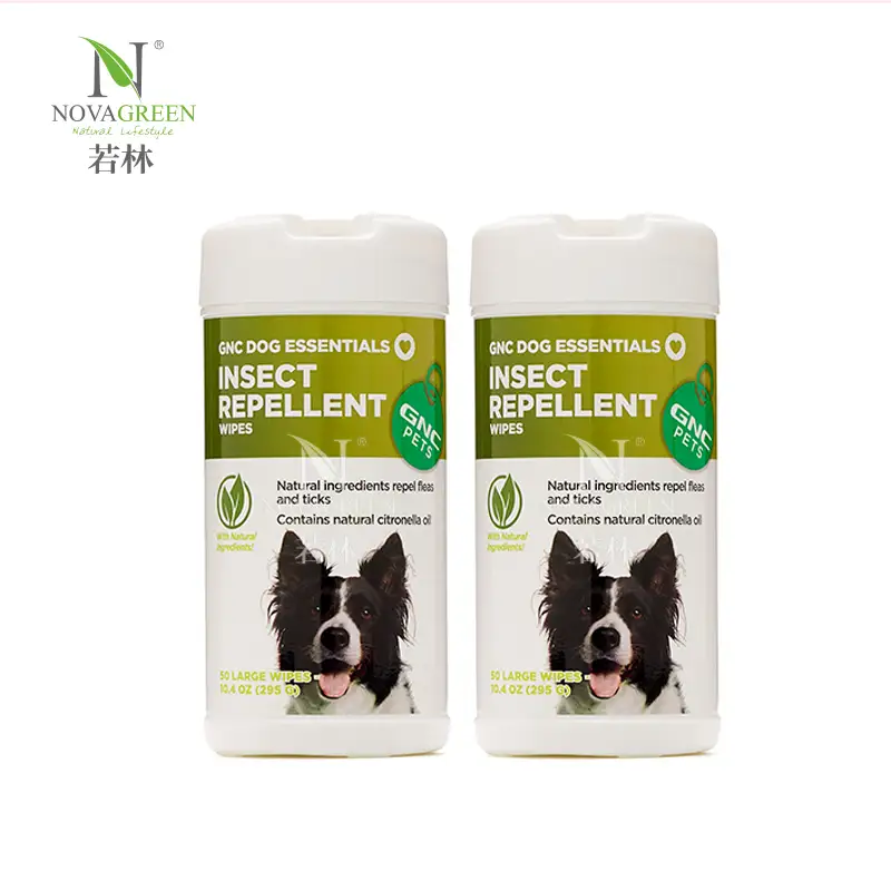 GNC Pet Wipes 50 Wipes - Bamboo Pet Wipes for Dogs and Cats - for Face, Paws, Ears, Body and Eye Area - Super Convenient Dog Cleaning Wipes, Ideal for Home or Travel - Easy to Use 1