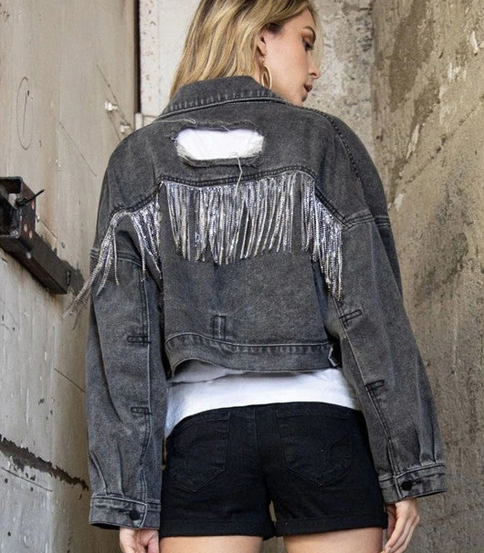 Veste en denim en résidence en liberté en liberté 1