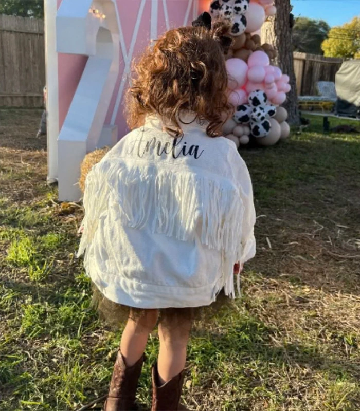 Veste en denim pour enfants personnalisés en usine - LTH Clothing 1