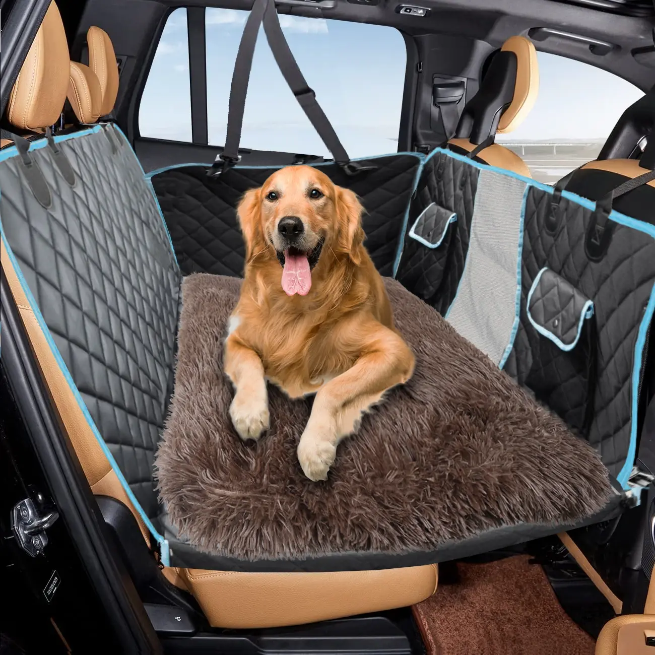 Safe to Use Car Seat Protector for Dogs for Dog 1