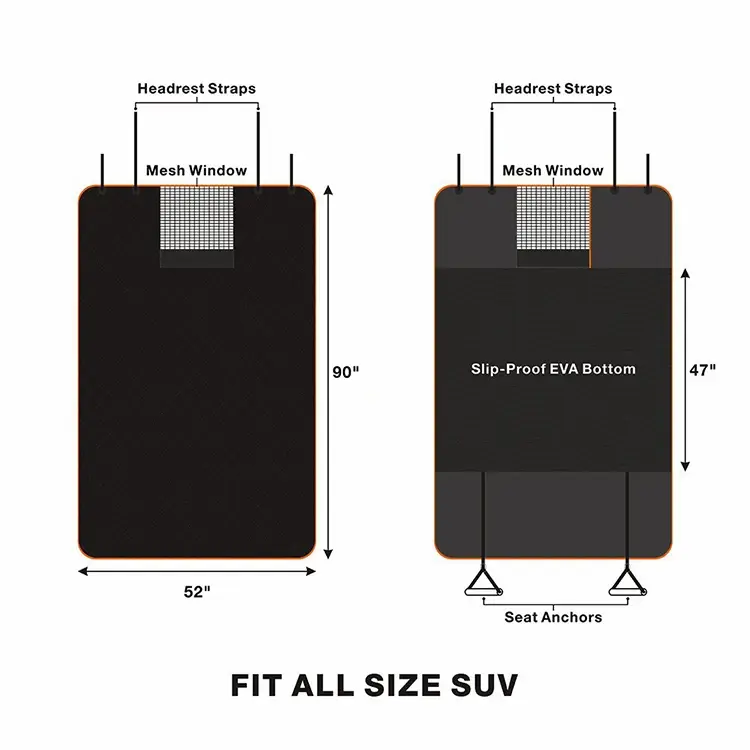 Factory Price Dog Car Boot Mat Manufacturing for Pet 7