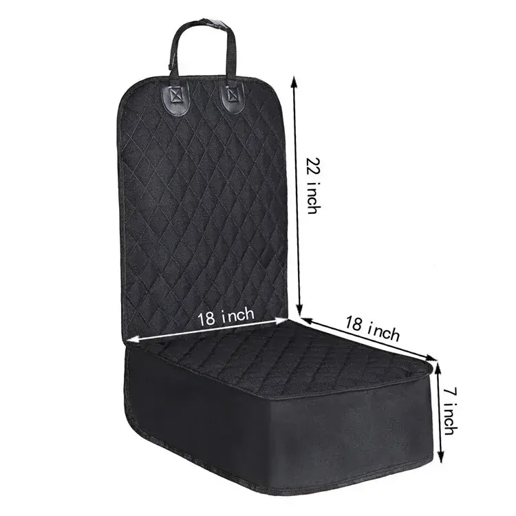 Customdog Crate for Back Seat of Car for Cat Solid Pet Car Seat 3
