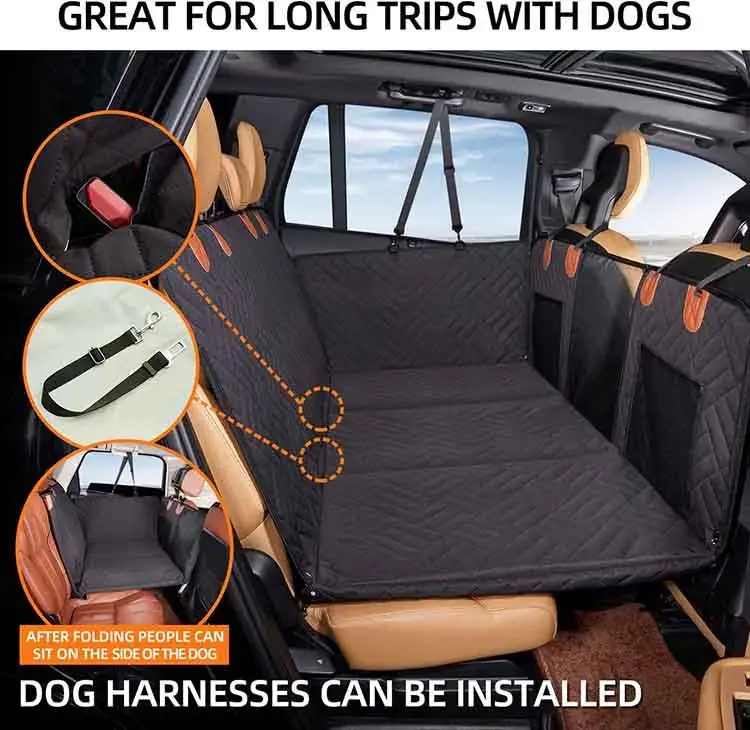 Back Seat Dog Seat Cover Dog Pet Product Easy Folding Portablewith Custom Services 3