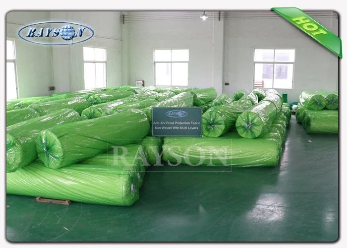 Nonwoven Garden Weed Control Fabric , White / Black Biodegradable landscape Fabric 1