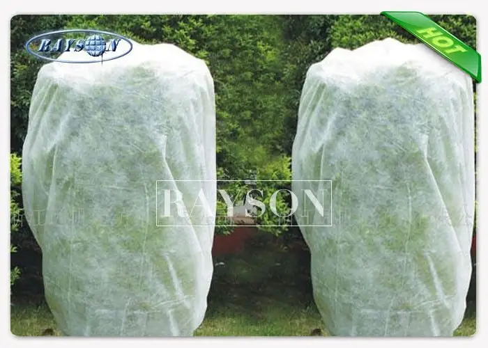 50 gsm UV 3% Polypropylene Frost Protection Fleece , Biodegradable Garden Fleece Bags 3