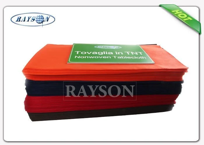 Eco-friendly Disposable 1m*1m 100% Polypropylene Spunbond Non Woven Table Cloth Runner Made In China 1