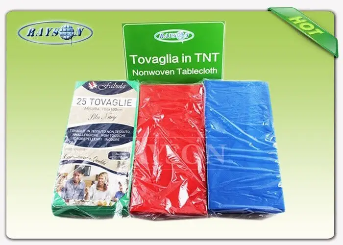 Eco-friendly Disposable 1m*1m 100% Polypropylene Spunbond Non Woven Table Cloth Runner Made In China 3