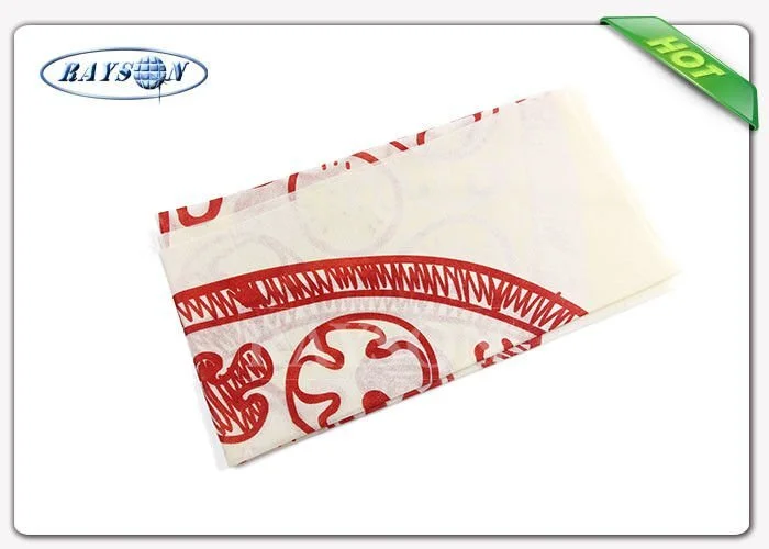 Square Heat Resistant Colored Dayed 45gsm Non Woven Cloth Used For Dinning 1