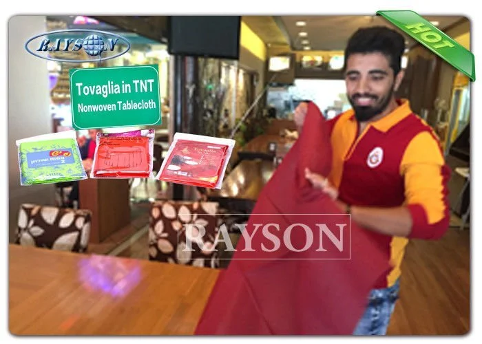 Spunbond Process PP Non woven Table Cloth For Square / Round Dining Table Cover / For Sea Party 1