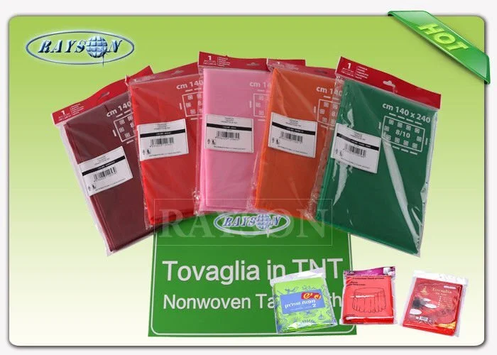 Biodegradable anti bacteria spun bonded non woven fabric tnt tablecloth 1