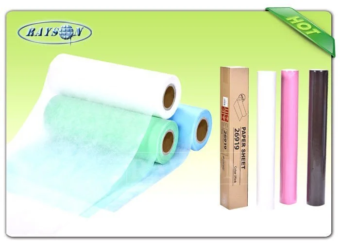 Water Proof Oval Pattern White Color SMS Non woven Fabric For Sanitary Napkin Leg Cuff 1