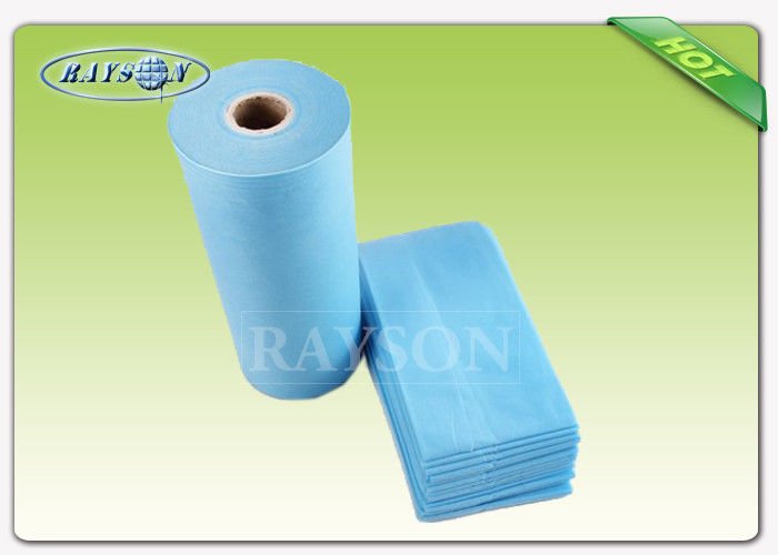 Light Blue Disposable PP Nonwoven Massage Bedsheet Roll for Hospital 2